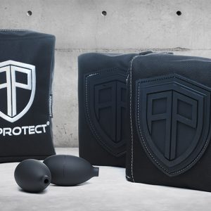 Pár chráničov kolien AIRPROTECT a vzduchová pumpička