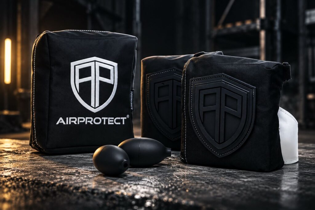 AirProtect® work knee pads with adjustable air cushions